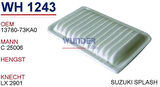 Wunder WH1243 Hava Filtresi Suzuki Splash MRMOEM-1082251