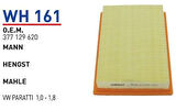 Wunder WH161 Hava Filtresi Volkswagen ParaTTı 1.0-1.8 Fn4763 MRMOEM-1082420