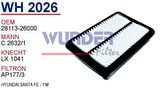 Wunder WH2026 Hava Filtresi Hyundai Santa Fe-Y.M MRMOEM-1082513