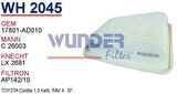 Wunder WH2045 Hava Filtresi RAV4 06-11 2.0 VVTI MRMOEM-1082582