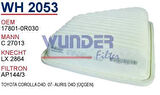 Wunder WH2053 Hava Filtresi Corolla 07-11 Auris 07-11 Verso Avensis 09-12 1.4 D4D 2.0 D4D Üçgen C27013 Fn0078 MRMOEM-1082618
