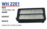Wunder WH2201 Hava Filtresi Honda CRV IV (Re) 2.0 AWD J00 Fn3535 MRMOEM-1082814