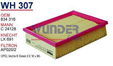 Wunder WH307 Hava Filtresi Opel Vectra BDiesel 2.0 16V 96-C24128 MRMOEM-1082906