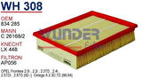 Wunder WH308 Hava Filtresi Opel Omega-Frontera MRMOEM-1082908