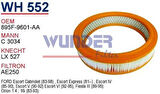 Wunder WH552 Hava Filtresi Ford Escort Cl C3034 MRMOEM-1083256
