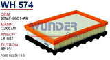 Wunder WH574 Hava Filtresi Ford Fiesta 1.8 Diesel-Puma 95 MRMOEM-1083402
