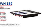 Wunder WH669 Hava Filtresi Fiat Freemont (Jf) 2.0 JTD-2.0 JTD 4x4 MRMOEM-1083561
