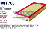 Wunder WH700 Hava Filtresi Mercedes 124 210 Kasa E200-E200 D MRMOEM-1083584