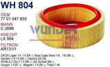 Wunder WH804 Hava Filtresi Clio Symbol 1.4L C2672 1 Fn0103 MRMOEM-1083832