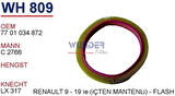Wunder WH809 Hava Filtresi Renault 11 Flash Renault 19 Clio I Express Megane MRMOEM-1083844