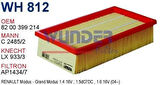 Wunder WH812 Hava Filtre Renault Clio III Y.M C2485 2 Fn0106 MRMOEM-1083859