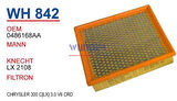 Wunder WH842 Hava Filtresi Grand Cherokee 300 C 05-12 3.0 Crd C22029 LX2108 MRMOEM-1084019