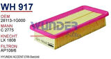 Wunder WH917 Hava Filtresi Accent Era 07-11 Rio II 07-Benzinli 28113-1G000 C2775 MRMOEM-1084142