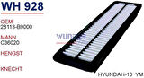 Wunder WH928 Hava Filtresi I-10 1.0 1.2 Y.M C36020 Fn3118 MRMOEM-1084163