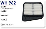 Wunder Wh962 Hava Filtresi Dfsk 1.5 D1109120-Vc04