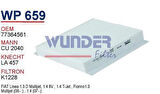 Wunder WP659 Polen Filtresi Linea 07-Egea 15- Doblo 10-Fiorino 08-Bipper Nemo Cu2040 MRMOEM-1084607