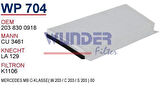 Wunder WP704 Polen Filtresi Mercedes 203 Kasa C-CLK Klass MRMOEM-1084638