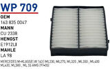 Wunder WP709 Polen Filtresi Mercedes 163 Kasa Ml 320-Ml 230-Ml 430 Cu2338 MRMOEM-1084647
