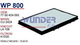 Wunder WP800 Polen Filtresi Renault Megane I-Plastik Cu2424 MRMOEM-1084658