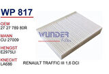 Wunder WP817 Polen Filtresi Opel Vivaro B 1.6 CDTI MRMOEM-1084704