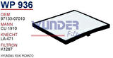 Wunder WP936 Polen Filtresi Hyundai I-10-Kia Picanto Cu1910 MRMOEM-1084832