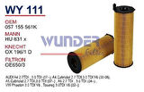 Wunder WY111 Yağ Filtresi Touareg A4 A6 A8 Q7 2.7 TDI 3.0 TDI MRMOEM-1085459