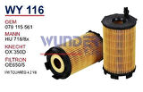 Wunder WY116 Yağ Filtresi Volkswagen Touareg 4.2 V8 MRMOEM-1085493
