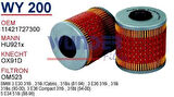 Wunder WY200 Yağ Filtresi BMW 3 E30 E36 BMW 5 E34 Hu921X Fn1126 MRMOEM-1085562