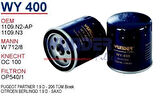 Wunder WY400 Yağ Filtresi Ducato 106 205 306 405 406 Boxer Ax Zx C1 Jumpy 1109T0