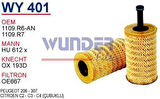 Wunder WY401 Yağ Filtresi Citroen C2-C3-C4-Cubuklu MRMOEM-1085646