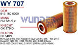 Wunder WY707 Yağ Filtresi Mercedes W211 W220 99-08 MRMOEM-1085692