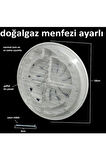 WUVERA Ayarlı Menfez Havalandırma Aç Kapa