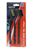 Knıtex Ktx-2487 3 Lü Mini Tel Fırça