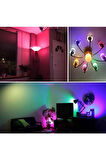 Rgb Kumandalı Led Renkli Ampul 9w (beyaz Işıklı Ve Çok Renkli ) Ayarlanabilir / Kısılabilir