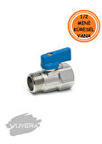 Wuvera 1/2” Mini Küresel Vana – %100 Pirinç Gövde, Kompakt Tasarım & Sızdırmaz Performans