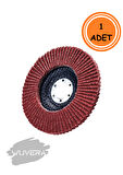 Wuvera 115MM 80 Kum Flap Zımpara – Yüksek Kaliteli Aşındırıcı Disk (1 Adet)