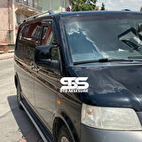 Volkswagen Transporter T5 2004-2009 Uyumlu Batman Yarasa Ayna Kapağı Piano Black Abs Plastik - Kopya
