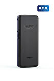 Welio WKey T100 Kamerasız Asker/Yaşlı Tuşlu Cep Telefonu Siyah/Mavi