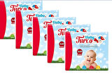 Baby Turco Islak Havlu 3x60 180 Yaprak x 5 Lİ