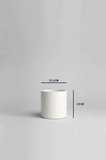 Dekoratif Beton Saksı V-116-AÇİK KREM