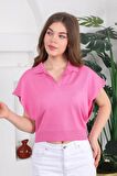 POLO YAKA TRİKO BLUZ