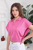 POLO YAKA TRİKO BLUZ