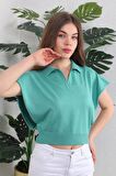 POLO YAKA TRİKO BLUZ
