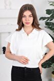POLO YAKA TRİKO BLUZ