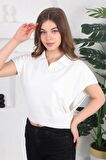 POLO YAKA TRİKO BLUZ