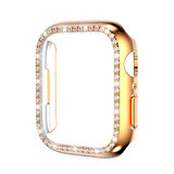 Apple Watch 44mm Saat Ekran Kasa Koruyucu Taşlı Lüxry ZRGard-05