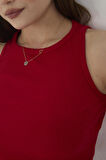 Wearflawless Halter Yaka Fitilli Crop Atlet Bluz