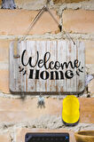 Welcome Home  Anahtarlık Askılığı, Ahşap Metal Duvar Askılığı, Dekoratif Anahtar Asacağı, Ev Dekoru