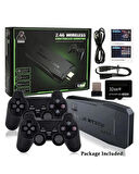  2.4g Uyumlu Kablosuz Çift Kol Oyunlar 4k Game Stick 20.000 Oyun Retro Atari