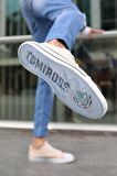 Tomiross Unısex Bej Garantili Ortopedik Keten Günlük Kullanım Sneaker Ayakkabı X-STAR-7284